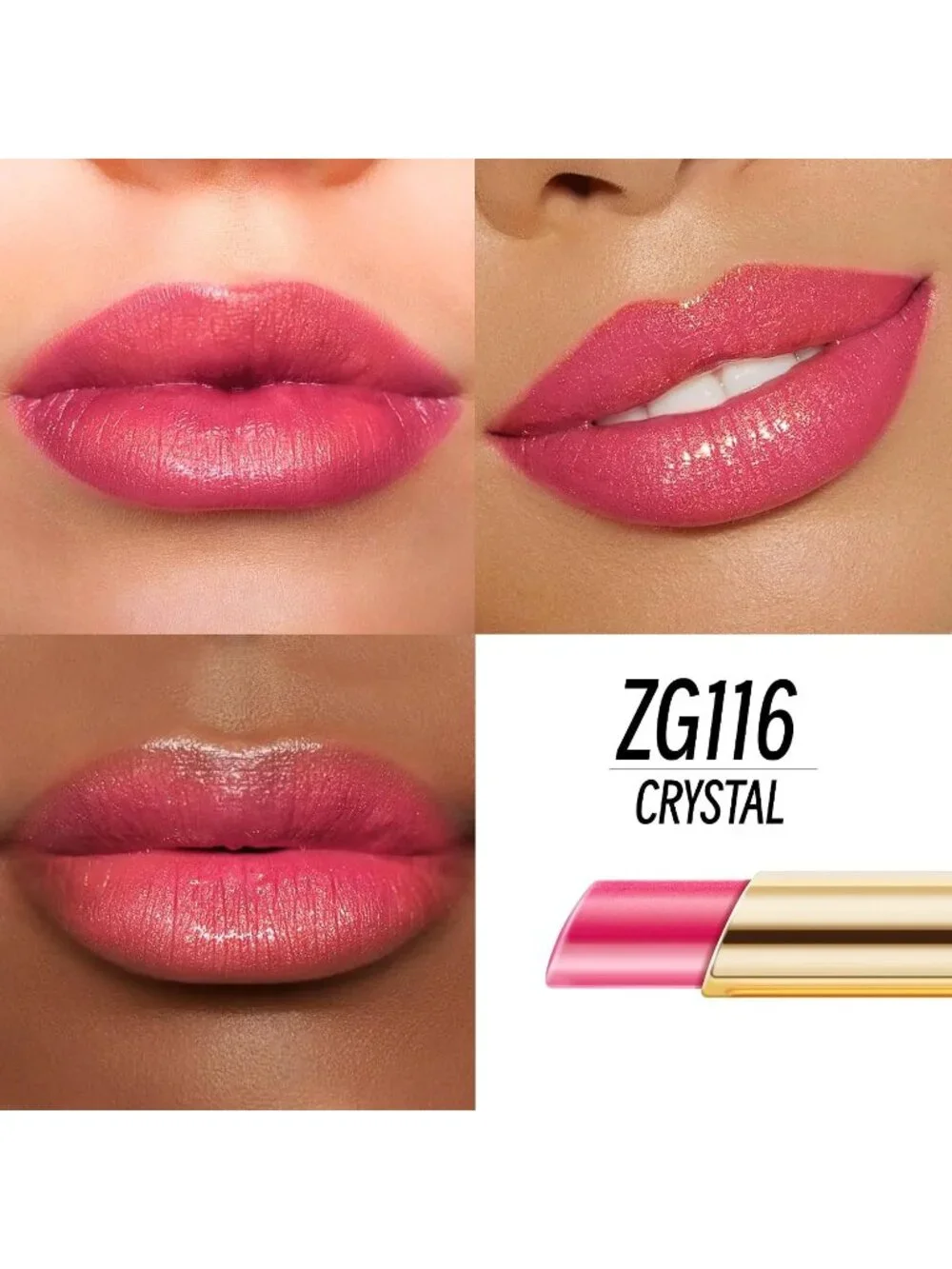 Women's ZG116BBCrystal Reviver Moisture Lip Gloss Creamy Tinted Lip Balm
